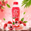 Nước vải thạch dừa S24 Mihaco chai 460ml