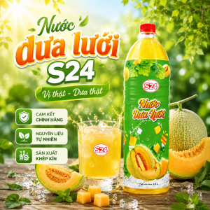 Nước dưa lưới S24 Mihaco chai 1.5L