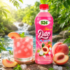 Nước ép đào nhân thạch dừa S24 Mihaco chai 460ml