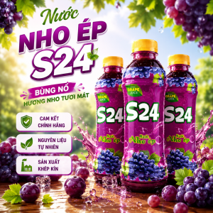 Nước nho ép S24 Mihaco chai 460ml